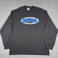 Vintage Arjun Denim T-Shirt Mens XXL Black Long Sleeve Surf Rap Hip Hop Y2K NWT