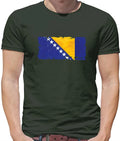 Bosnia and Herzegovina Grunge Style Flag - Mens T-Shirt - Bosnian Love LIve