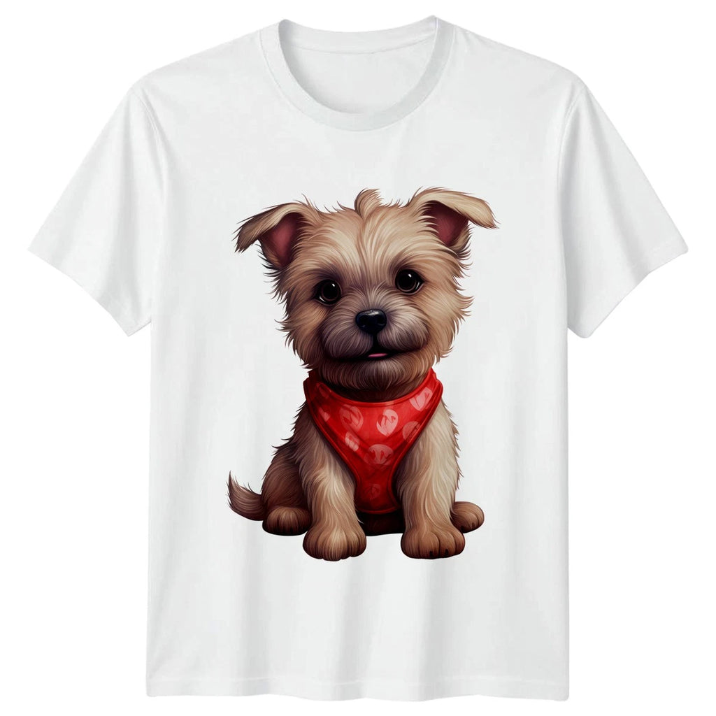 Puppy Dog Animals Graphic Tee Men Women Unisex T-Shirt Cute Puppy