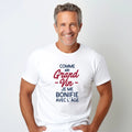 Men's Short Sleeve T-Shirt White, LIKE A FINE WINE I IMPROVE