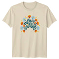 Boho Colorful Flower Bundle Womens T-Shirt Floral Botanical Gift For Her