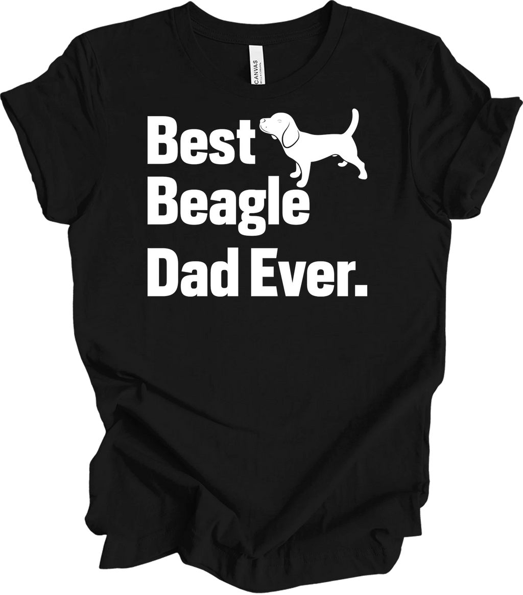 Beagle Dad Shirt Funny Dog Lover Gift Best Beagle Dad Ever T-Shirt Minimalist