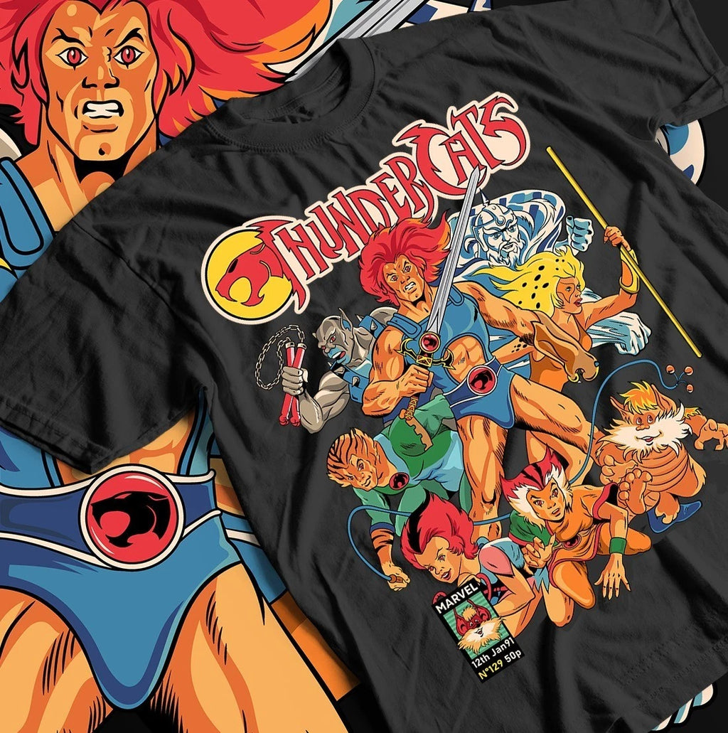 Thundercats Anime Unisex Tee, Vintage Retro Cartoon Shirt, 80s Animation Fan