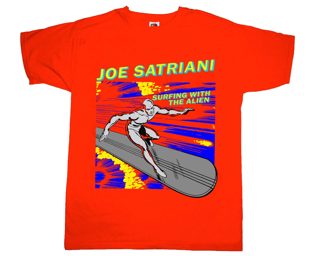 JOE SATRIANI - SURFING WITH THE ALIEN NEW RED T-SHIRT