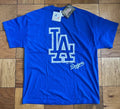 Vintage Y2K 2005 LA Dodgers Blue T-shirt Size XL  Mens Tee Baseball New