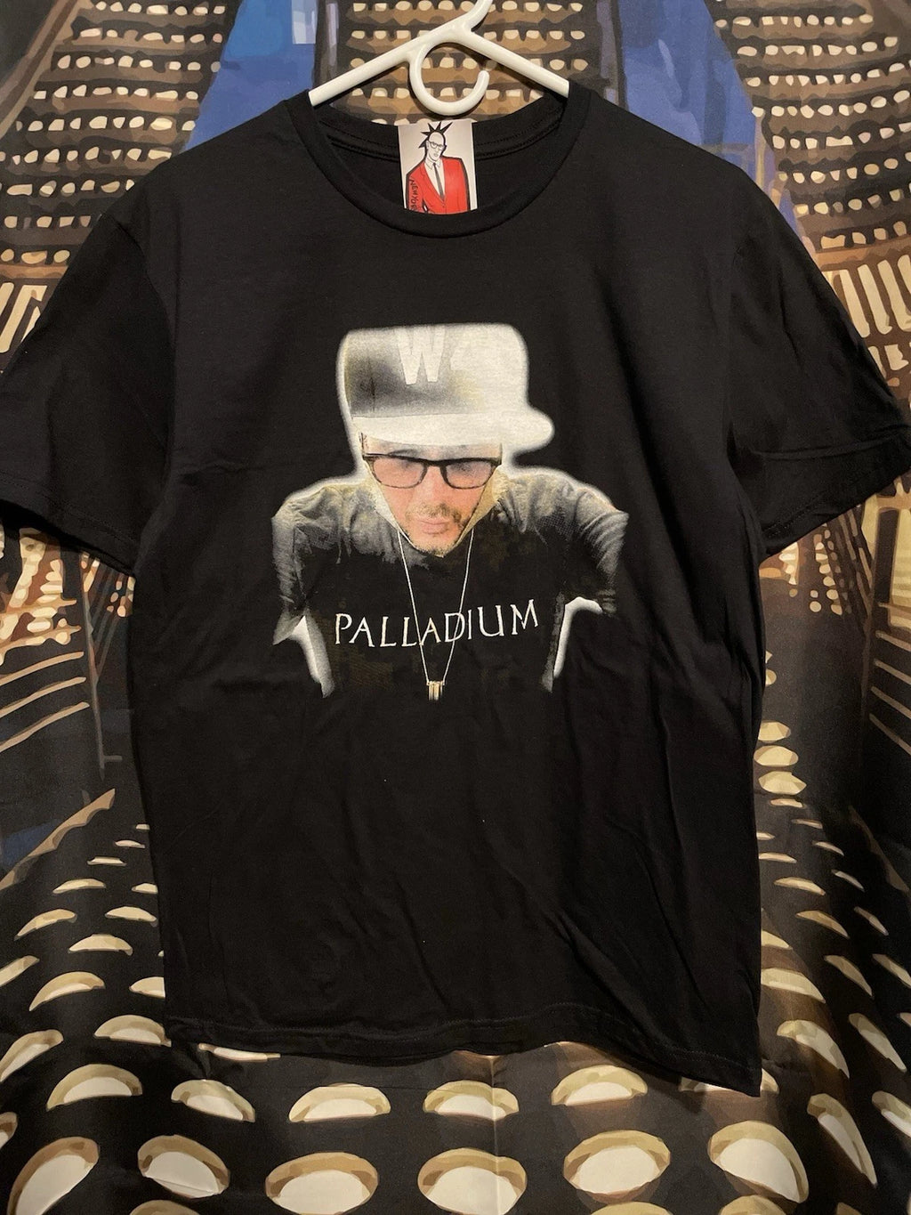 NYC Photographer Ricky Powell Palladium Memorial t-shirt NYC Club Lazy Hustler