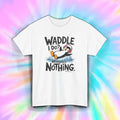 Funny Lazy Penguin Waddle I Do Absolutely Nothing Iceberg T-Shirt S-5XL