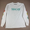 Trippie Redd 1400 Shirt Mens M White Long Sleeve Graphic Streetwear Tee