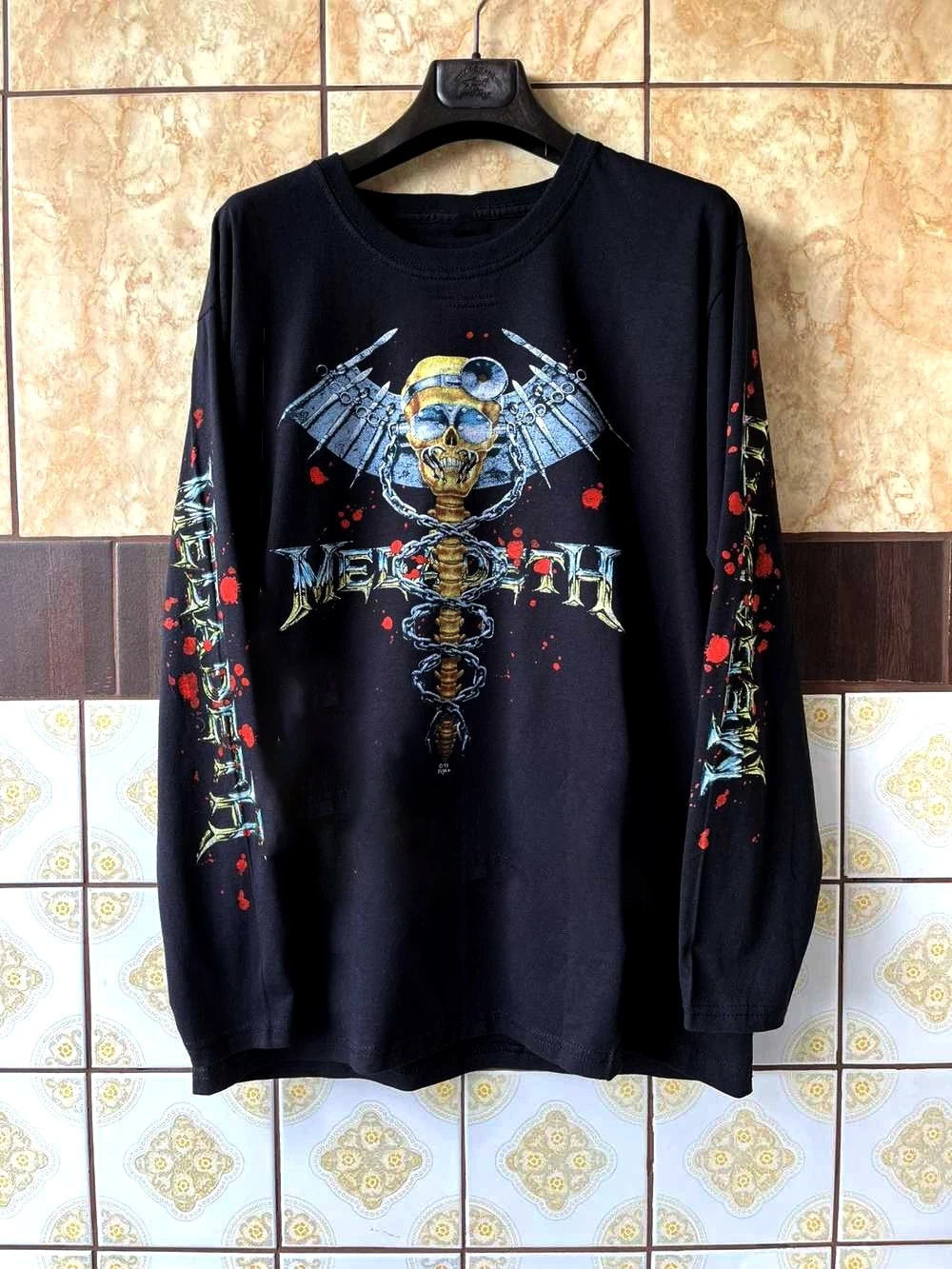 Rare Megadeth Rock Heavy Metal Band Long Sleeve S to 5XL 2F1868
