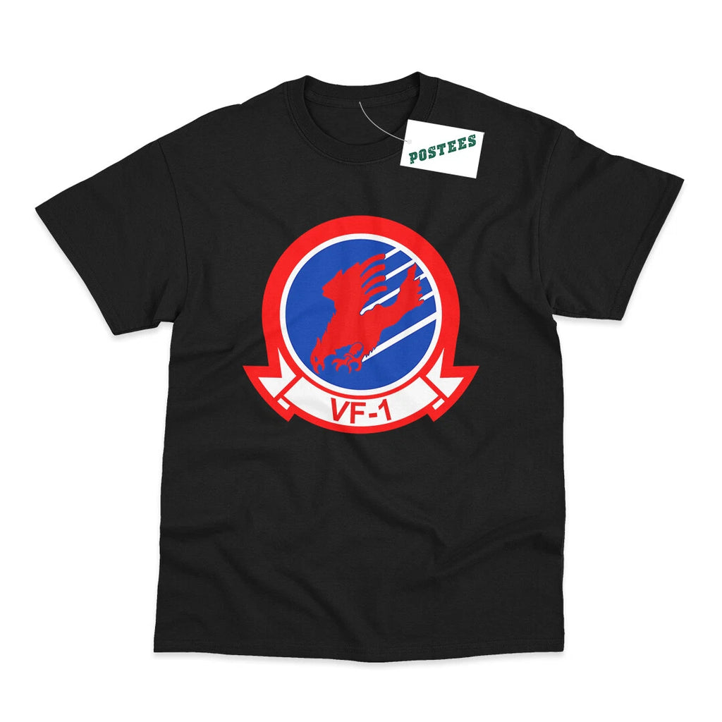 VF-1 Patch Inspired By Top Gun Maverick DTG Printed T-Shirt