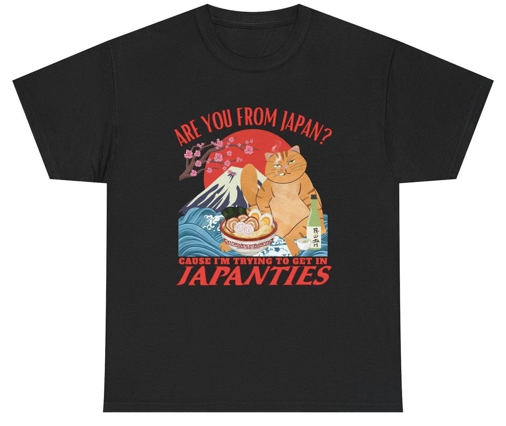 Are You From Japan Japanties Funny Inappropriate Joke Pickup Line Tee