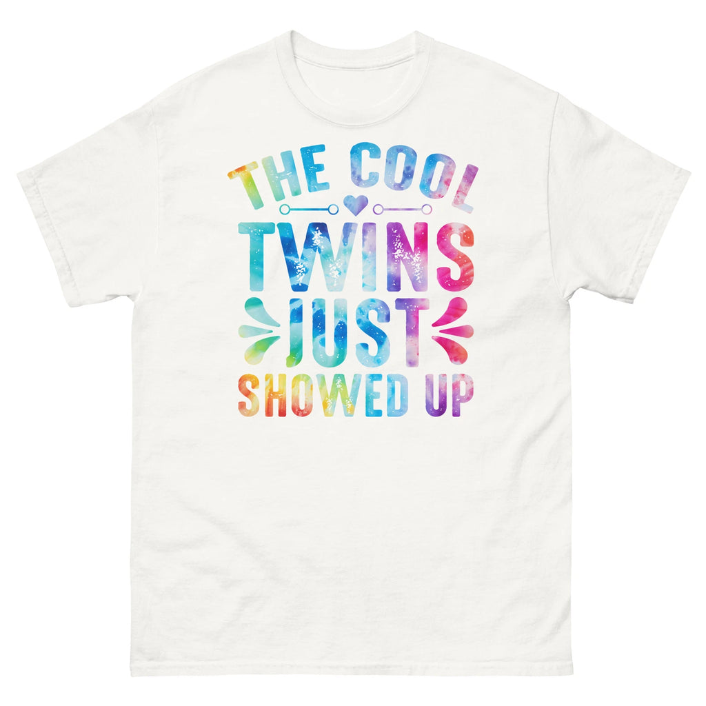 The Cool Twins Just Showed Up Siblings Sarcastic Novelty Men's Classic Tee