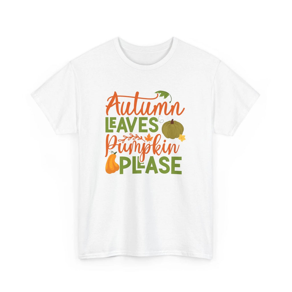 Fall Aesthetic T-Shirt | Autumn T-Shirt | Autumn Leaves Pumpkin Please