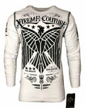Xtreme Couture by Affliction Men's Thermal Shirt CONNECT White