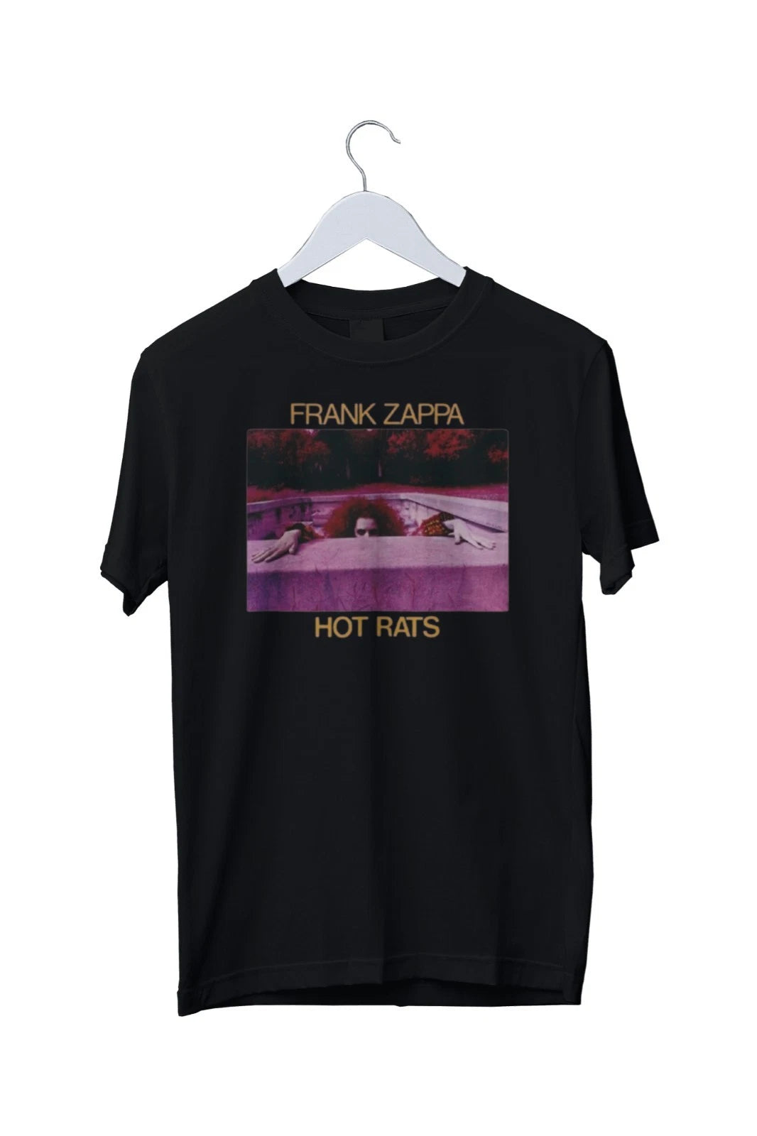 Frank Zappa Hot Rats Album Graphic Print T-Shirt Mens S M L XL 2 3 4 XL