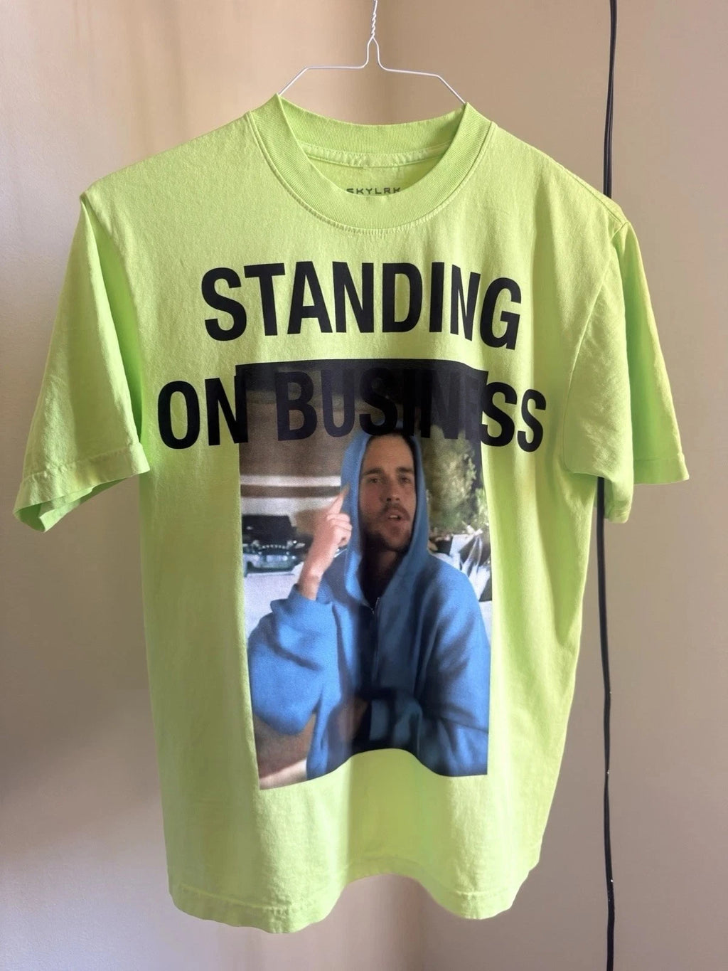 Justin Bieber Coachella 2026 Festival Merchandise Standing T-Shirt, Reprint