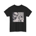 Funny Art Mashup Unisex Heavy Cotton Tee, Mr Bean and Salvador Dali Shirt