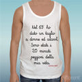 Canotta T-Shirt " George Best Sentence Alcohol " Gift Idea