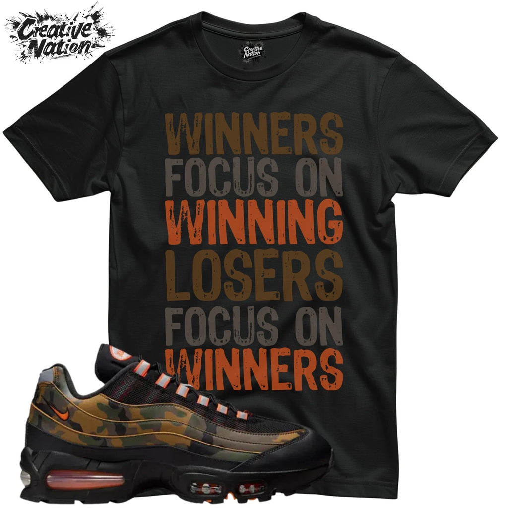 Shirt To Match Air Max 95 Safety Orange Camo Unisex Tee Sneaker Shirt Gym Shirt