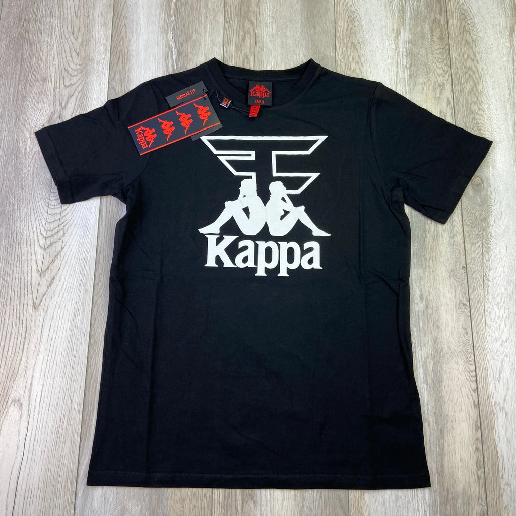Kappa Faze Clan Shirt Mens Small Black White Streetwear Short Sleeve Men NEW NWT