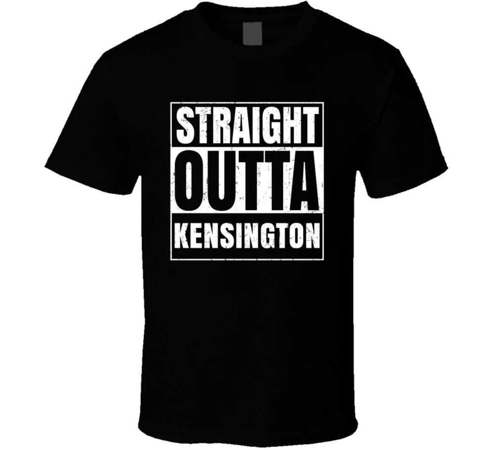 Straight Outta Kensington Maryland City Compton Parody Grunge T Shirt