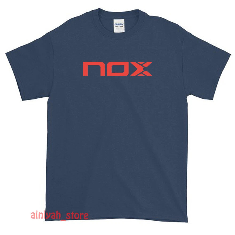 New NOX Padel Beach Tennis Logo Men's Funny T-Shirt USA Size S-XXL