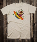 Retro Novelty Tee T Shirt Vintage Mid Century Art Atomic Flying Saucer Kid #2