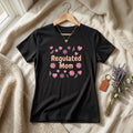 Regulated Mom 3D Pink Floral Heart Aesthetic, Premium Soft Tee