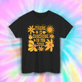 Sunshine In My Soul Shirt Retro Floral Happy Vibes Positivity Quote Tee S-5XL