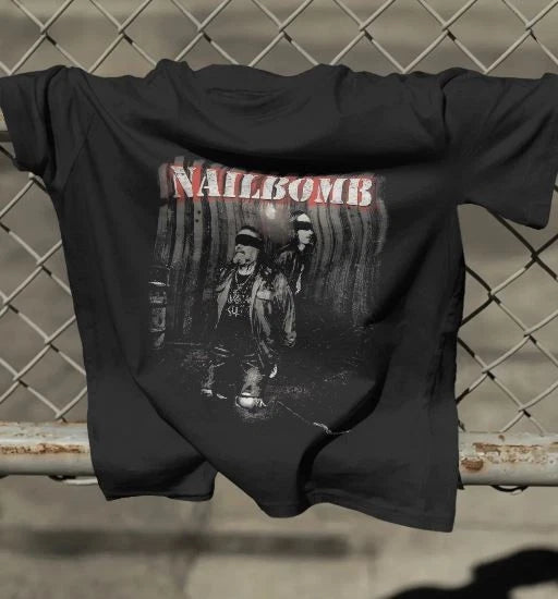 NAILBOMB EURO UK TOUR DATE T SHIRT