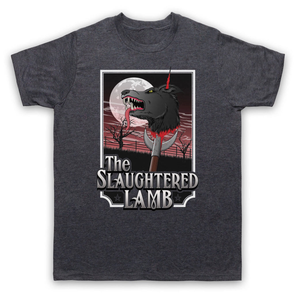 AMERICAN WEREWOLF IN LONDON THE SLAUGHTERED LAMB PUB MENS & WOMENS T-SHIRT