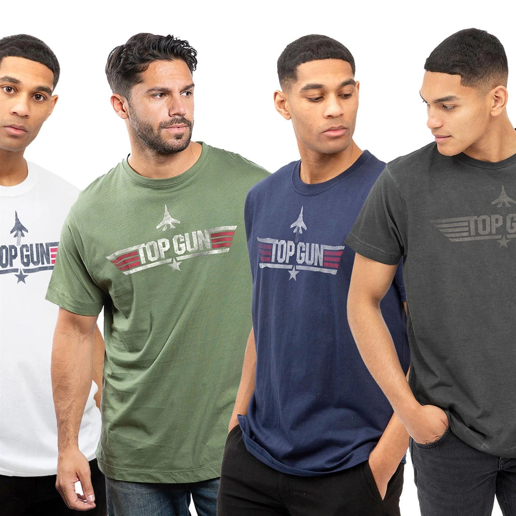 Top Gun Mens T-shirt Logo S-2XL Official