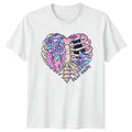 Dead Inside Womens T-Shirt Pastel Goth Halloween Halloween Gift For Her