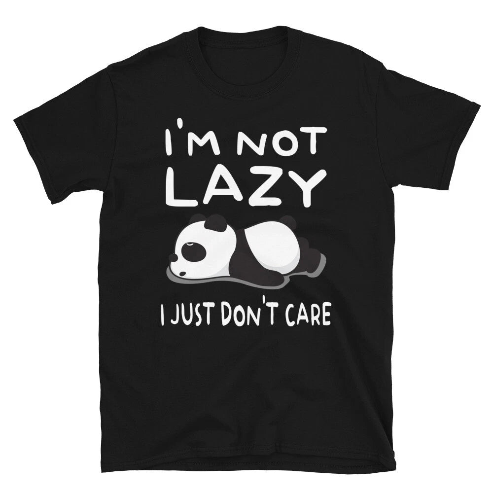 Not Lazy I Just Don't Care Panda Bear Cute Panda Bear Classic Gift