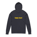 Happy Days Stylish Minimalist Uplifting Positive Message Hoodie
