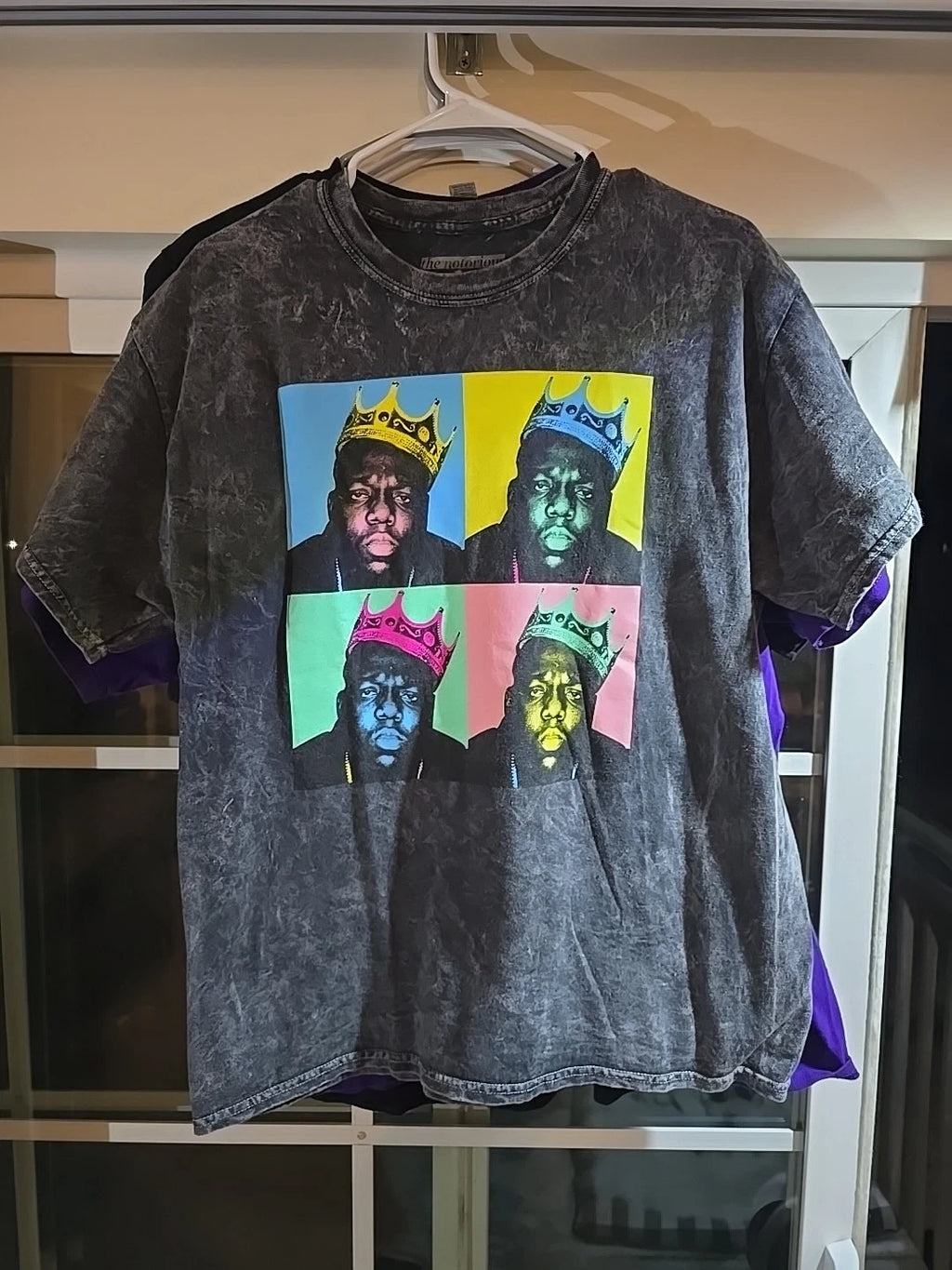 Notorious BIG Shirt Large Brooklyn Rap Hip Hop Graphic Tee Pop Art