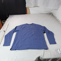 SonomaShirt Mens Large Blue Long Sleeve Minimalist Casual Tagless Life Style New
