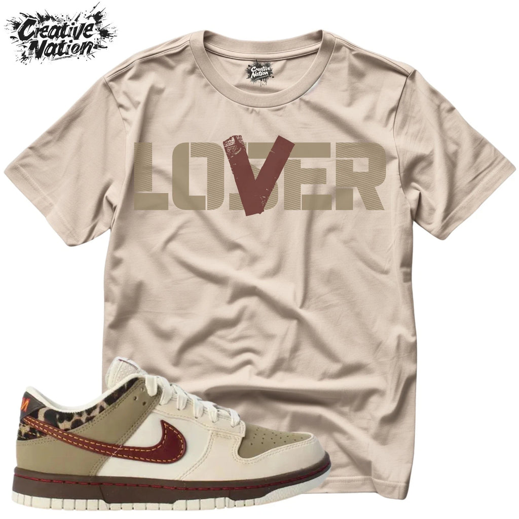 Shirt To Match Dunk Low Retro Khaki Team Red Pearl Unisex Tee Lover Shirt