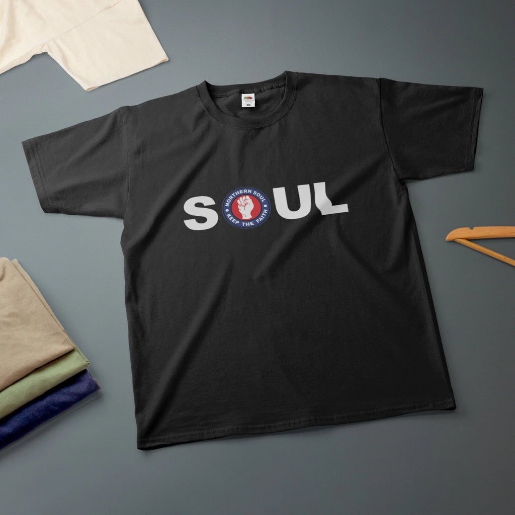 Northern Soul Text Keep the Faith T-Shirt Various Sizes & Colours Motown Tee