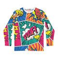 Pop-art Comix Style Cool Pattern :: Men's Long Sleeve Shirt