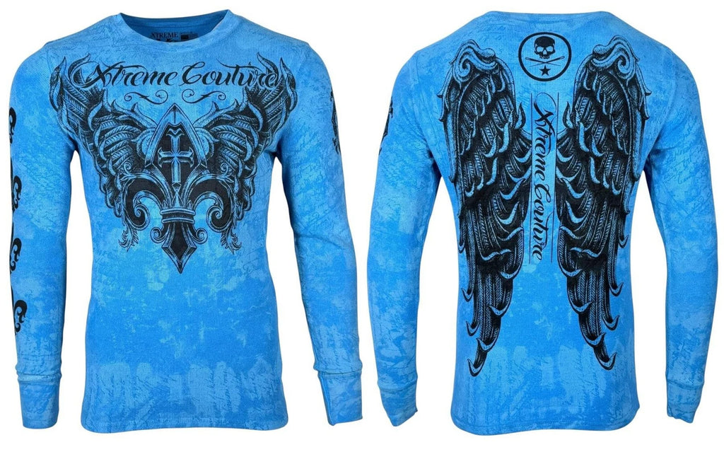 Xtreme Couture by Affliction Men's Thermal Shirt Faith to Rise