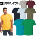 Next Level Apparel T-Shirt Unisex Cotton Plain Crew Neck Short Sleeves Tee 3600
