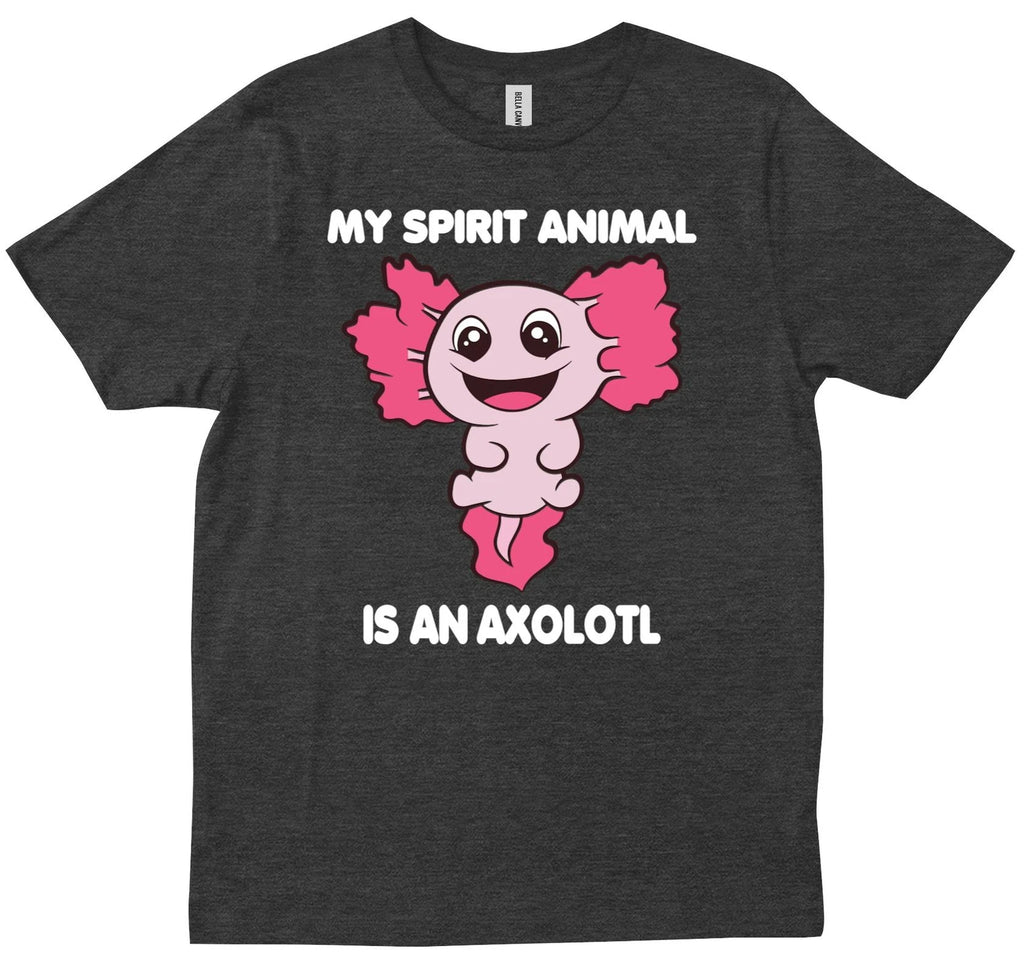 My Spirit Animal Is An Axolotl Cute Axolotl Sea Animal Kawaii T-shirt
