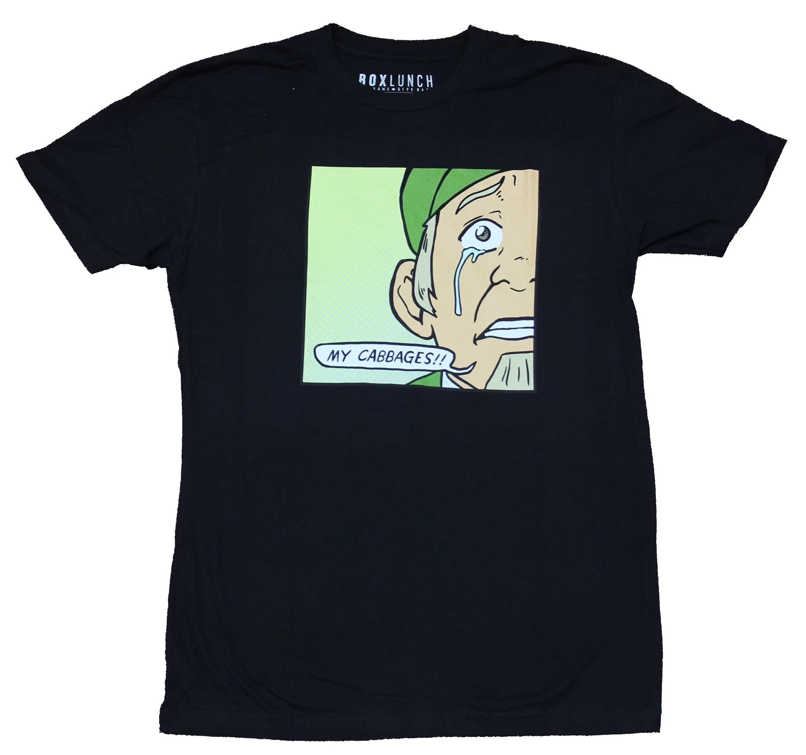 Avatar Adult New T-Shirt - My Cabbages Pop Style Crying Pic