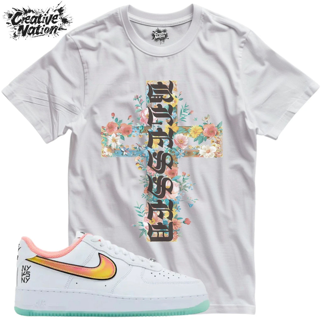 Shirt To Match NY Unisex Tee Sneaker Shirt Blessed Shirt