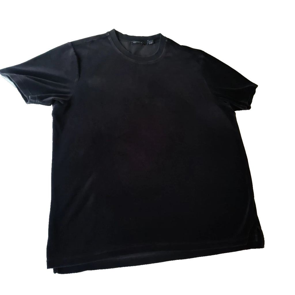 Vtg Y2K Sean John Velour T-Shirt Men's 2XL Streetwear Short Sleeve Hip Hop Gym
