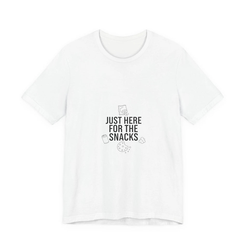 Just Here For The Snacks T-Shirt | sarcastic shirt, introvert tee