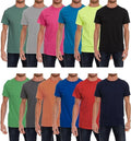 BILLIONHATS 12 Pack Mens Cotton Short Sleeve Lightweight T-Shirts(SMALL)
