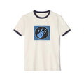 Retro Hand Print Unisex Cotton T-Shirt, Casual Stylish Everyday Shirt