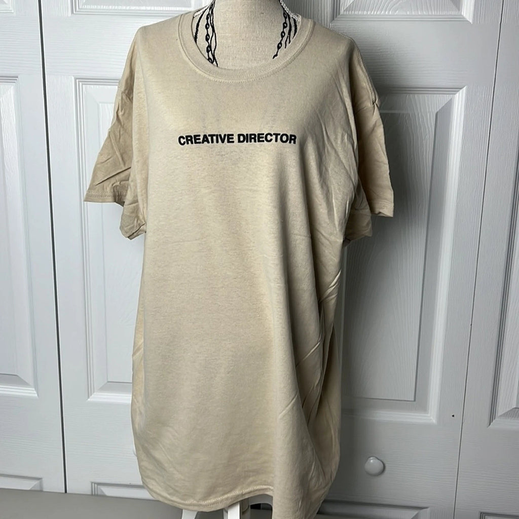 Creative Director Tee Beige Medium